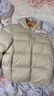 波司登25年秋季羽绒服鸭绒男女儿童5A抗菌宽松短款轻薄连帽外套 实拍图