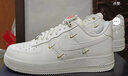 耐克NIKE板鞋女空军一号 AIR FORCE 1运动鞋FV3654-111帆白38 实拍图