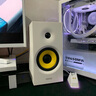 漫步者（EDIFIER）R1080BT 桌面2.0声道电脑音响 蓝牙音箱 木质音响 台式机笔记本音响 白色 实拍图