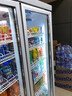 奥立斯商用冷藏展示柜立式酒吧超市风冷冰箱便利店饮料柜士多店冰柜啤酒柜水果牛奶酸奶保鲜柜冷饮陈列柜 银色双门下置免倒水1.25米除雾门 实拍图