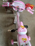 阿米达儿童自行车2岁3岁4岁5岁6岁小孩子男女宝宝折叠童车单车脚踏车 高配粉色公主悍马闪光轮+护栏+礼包 14寸 实拍图
