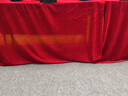 殳亓定制加厚金丝绒办公会议桌布摆地摊绒布料纯色长方形活动展会台布 酒红色 定制其他尺寸联系 实拍图