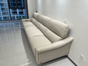 芝华仕（CHEERS）头等舱绅士智能电动0靠墙直排沙发头层牛皮简约芝华士50611B橙意 【进扫地机】棉白色-大四座双电-3.38M 优先发货（详询客服） 实拍图