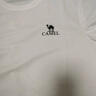 骆驼（CAMEL）运动速干T恤透气宽松户外休闲圆领情侣短袖夏季男款，白色L 实拍图