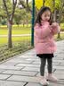 嘟嘟家儿童棉服卡通红色新年冬装宝宝棉袄冬款男童连帽外套女童衣服童装 粉色 120 实拍图