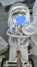 德拉玛（DELAMA）Q2遛娃神器婴儿推车高景观婴儿车可坐可躺换向轻便折叠宝宝溜娃车 Q2白天鹅PLUS（加大轮版） 实拍图