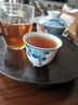 苏氏陶瓷三才盖碗手绘青花陶瓷薄胎功夫泡茶碗带两个茶杯礼盒装 实拍图
