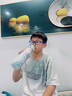 虎式飞跃喷雾运动水杯儿童学生喷水杯子夏季运动户外保冷壶降温补水塑料杯 海岸线【可喷雾】 590ml 实拍图