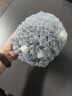 Creative art沐浴球浴花超大号【2只】男女士起泡网洗浴搓澡球神器不散花白灰 实拍图