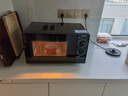 格兰仕（Galanz）微波炉烤箱一体机 平板式不锈钢内胆23升大容量家用光波炉机械旋钮操作简单G80F23SP-M8(S0) 实拍图
