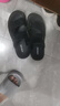 奥康（Aokang）男凉鞋透气时尚舒适休闲凉拖鞋沙滩鞋两穿 黑色41码 实拍图