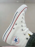 匡威（Converse）官方All Star经典帆布男女高帮休闲运动小白鞋101009 101009/白色 41 实拍图