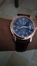 韩版男士手表时尚商务手表蓝盘皮带高档腕表 合金棕色（升级版机芯） 实拍图