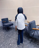 波司登2025新款冲锋衣鹅绒服女短款三合一防风防水保暖外套B250331302 月光白/黑色|8050/8056|80MC XS 155/80A 体重约100斤以内 实拍图