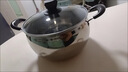 雷仕顿不锈钢汤锅家用加厚大容量煲汤炖锅煮面煮粥奶锅火锅电磁炉通用 汤锅【加厚款】 22cm 实拍图