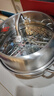 康巴赫304不锈钢三层蒸锅蒸笼复底大汤蒸锅多功能锅具30cm燃气灶通用 实拍图