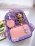 Edison爱迪生小学生书包女护脊减负防下坠1-3-6年级反光儿童背包L36-2 实拍图