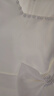 罗蒙毕业演出主持人礼服女童毕业白色公主裙生日花童钢琴 白色130 实拍图