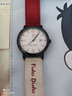 菲都狄都（Fido Dido）手表学生男女同款初高中考试专用石英表复古工装风生日礼物FD2343 活力红+硅胶备用表带 实拍图