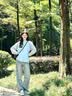 翊尚美毛衣女秋冬季新款2026年小个子针织衫宽松圆领韩系甜美慵懒风上衣 蓝色 【奶油显瘦抗起球】 均码 【推荐80-140斤】 实拍图