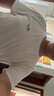 海澜之家（HLA）短袖T恤男冰爽棉撞色圆领凉感短袖男 米白50 3XL 190/104A 推荐91-98kg 实拍图
