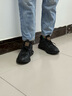 森馬男鞋2025秋季新款休闲百搭老爹鞋男士跑步运动鞋子青少年轻便软底 黑金单鞋 41 实拍图