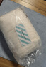 三利抗菌加厚毛巾2条A类吸水男女洗脸洗澡家用干发大面巾   蓝/白 实拍图