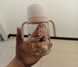 小土豆（potato）PPSU吸管奶瓶一岁以上大宝宝带手柄重力球吸嘴330ml 浅桃粉 实拍图