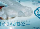 乌斯京（WOLSGIN）一次性手套丁腈手套100只中码橡胶食品级加厚耐用厨房防护丁晴白 实拍图