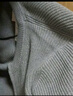 优衣库合作款男装女装圆领针织开衫长袖毛衣毛衫外套25新款479731 04 烟灰色 L /175/100A 实拍图