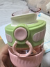 TKK 水杯女生高颜值学生上学专用夏天耐高温tritan塑料杯子儿童水壶 仙雾绿【直饮款 新色升级】 500ml 实拍图