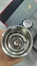希诺（HEENOOR）抗菌保温杯316L不锈钢茶杯带滤网商务车载水杯XN-9606K本色 480mL 实拍图