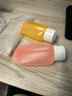 美肤语软管分装瓶袋3个装便携旅行洗面奶化妆品洗发水空瓶 亮彩色MF8279 实拍图