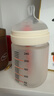 小雅象防胀气奶瓶新生儿玻璃奶瓶6个月以上宝宝奶瓶 240ml (L号）巴比橘 实拍图