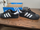 阿迪达斯 （adidas）三叶草中性SUPERSTAR贝壳头休闲鞋 时尚金标贝壳头经典舒适 EG4959 40.5 实拍图