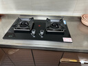 KKTV康佳互联网品牌燃气灶煤气灶双灶具大火力嵌入式聚能猛火节能天然气灶液化气炉灶台式 (天然气)5.0KW防爆玻璃+红点防烫 大火力 实拍图