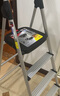稳耐梯子家用梯四步铝合金人字梯1.5米登高梯蹬室内爬梯 AJ4-1 实拍图