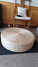 昊烨日式四季草藤编加厚蒲团飘窗榻榻米透气禅修打坐冥想地上坐垫屁股 蒲草原色(高20CM) 直径80cm【打坐专用加大款】 实拍图