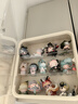 JEKO&JEKO盲盒展示盒分层透明手办收纳盒泡泡玛特玩具壁挂式展示架 奶白 实拍图