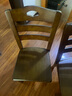 南之安 餐椅实木椅子家用靠背椅实木座椅餐厅餐桌椅实木办公椅子高脚椅 胡桃色 实拍图