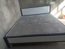 熹琛实木轻奢床1.5米家用双人床现代简约1.2米出租房用2025新款单人床 宝马灰实木床+10CM床垫 1800*2000【送货上门】 实拍图