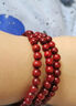 QMXD小叶紫檀手串女4mm细佛珠手链男士简约古风小清新血檀木质文礼物 手串 实拍图
