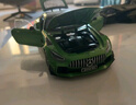 黑曼巴1:18奔驰AMG绿魔GTR车模摆件跑车金属模型合金声光 绿色 实拍图