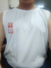 回力（Warrior）无袖背心男夏季薄款宽松运动坎肩男士大码冰丝速干马甲 白色 L 实拍图