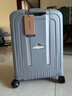 新秀丽（Samsonite）欧洲进口时尚纯色卡扣拉杆箱男女旅行行李箱 10U银灰色 20英寸登机箱 实拍图