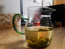 龙胆月牙公道杯防爆加厚高硼硅玻璃一体式大容量带过滤网红分茶器 绿把龙胆月牙杯 400ml 1只 实拍图