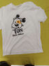 唐狮（TonLion）2025情侣圆领短袖T恤 男款/本白 M 实拍图