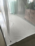 南极人蚊帐学生宿舍0.9x190上下铺寝室单人一体式带支架全包围纹蚊帐子 简白-网纱顶【加密帐纱 防蚊虫】 宽0.9m*长1.9m*高1.1m上铺用 实拍图