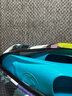 英发（YINGFA）游泳脚蹼 专业训练舒适自由泳浮潜提速助划软橡胶蛙鞋 彩蓝XXS码 实拍图