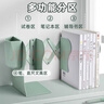 舒星 可伸缩书立架桌面书立书本收纳置物架带笔筒书夹固定书本立架学生用桌上折叠立书架高中生教室用 实拍图